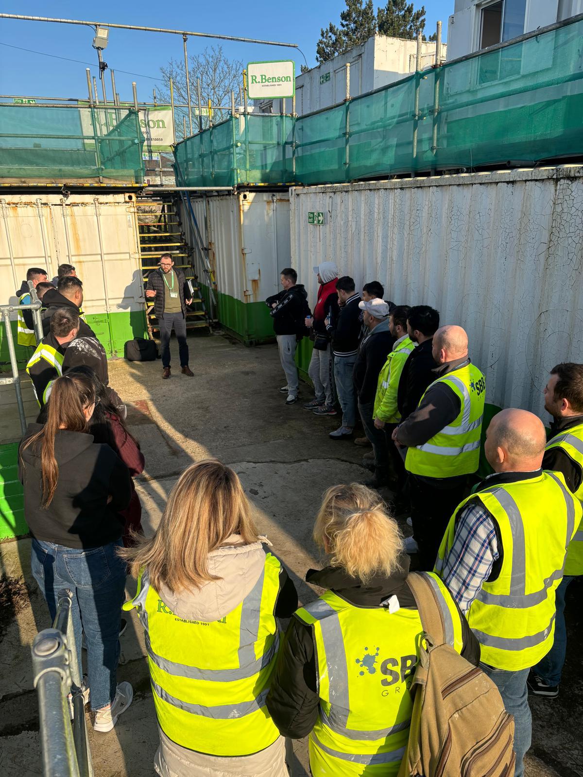 SBB Group team at work on a London renovation project